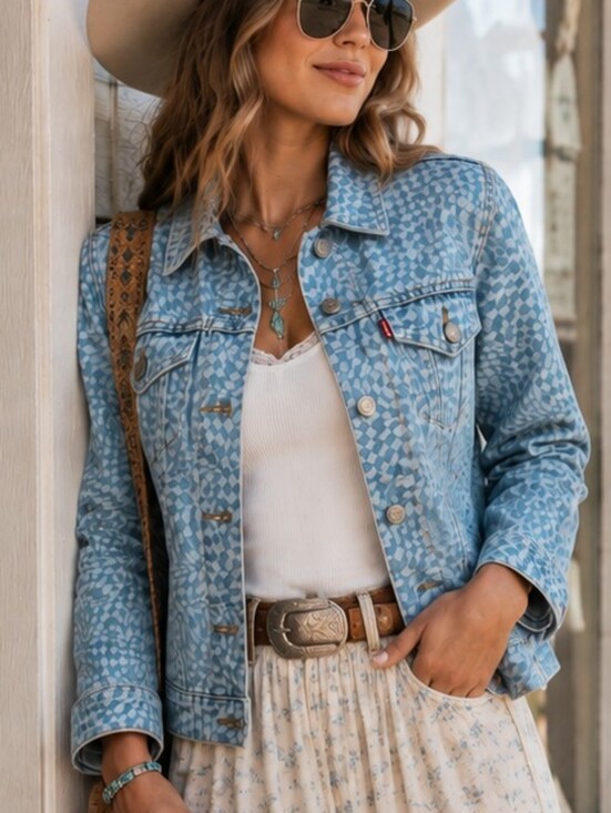 Levi's Jackets & Blazers - LEVI'S | $90 Harper Geo Trucker Denim Jacket